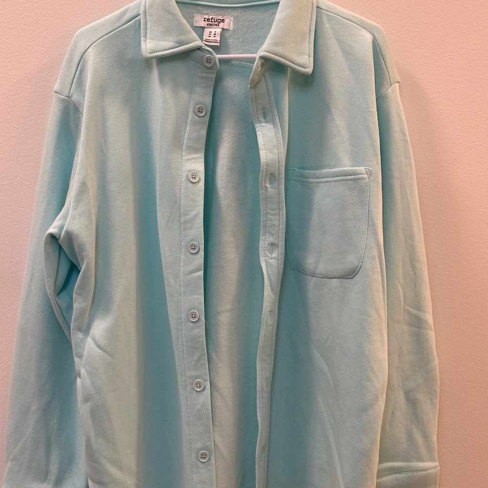 Refuge Athletics Sky Blue Top